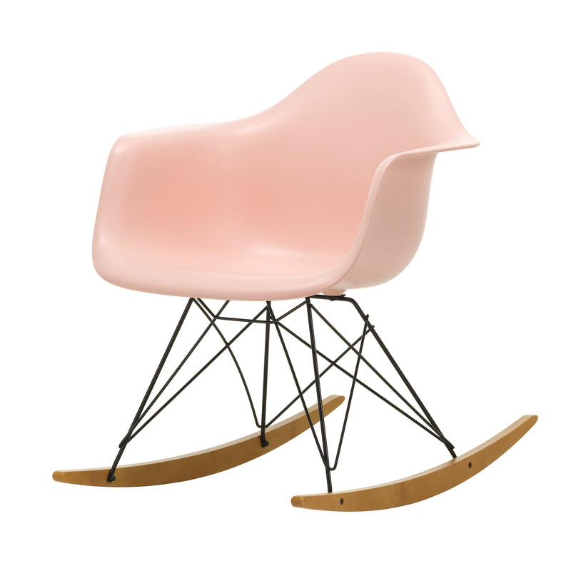 Vitra - Eames Plastic Armchair RAR | Kufen Ahorn gelblich / zartrosé RE / basic dark  