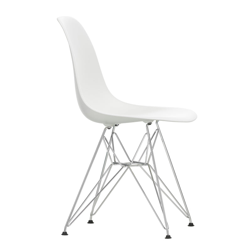 Vitra - Eames Plastic Side Chair DSR RE | weiß RE / verchromt