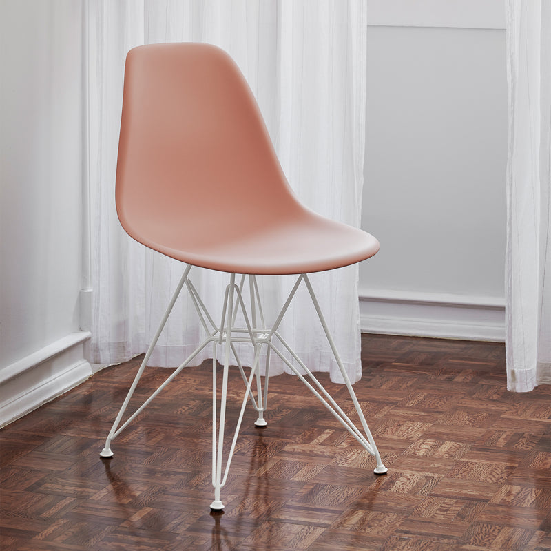 Vitra - Eames Plastic Side Chair DSR RE | zartrosé RE / weiß