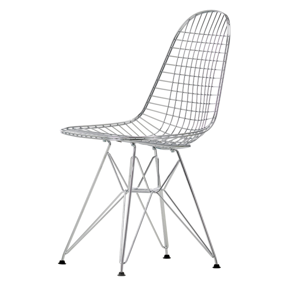 Vitra - Wire Chair DKR | Filzgleiter basic dark / verchromt