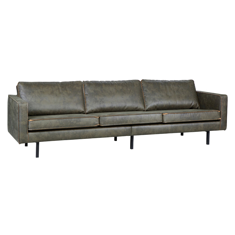 WOOOD Premium - Rodeo Sofa | Ecoleder army / 3-Sitzer