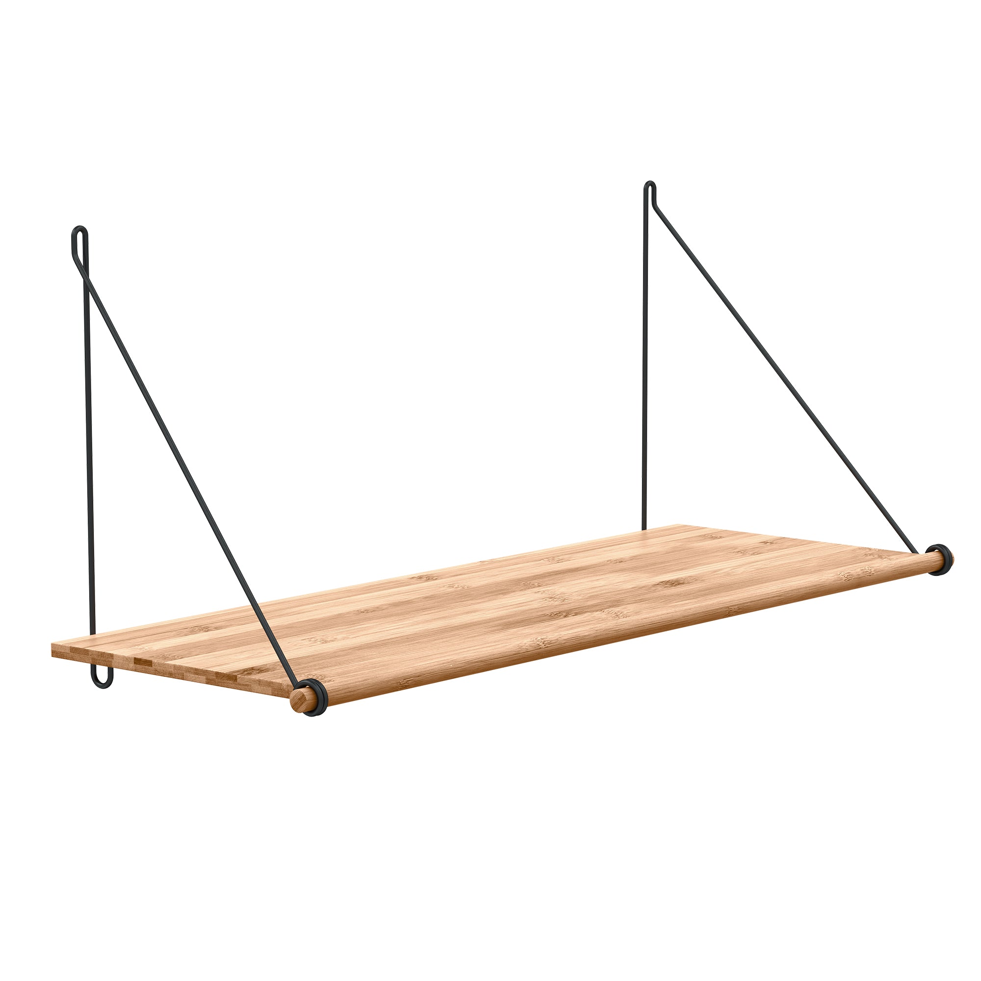 We Do Wood - Loop Shelf | Bambus/Stahl schwarz
