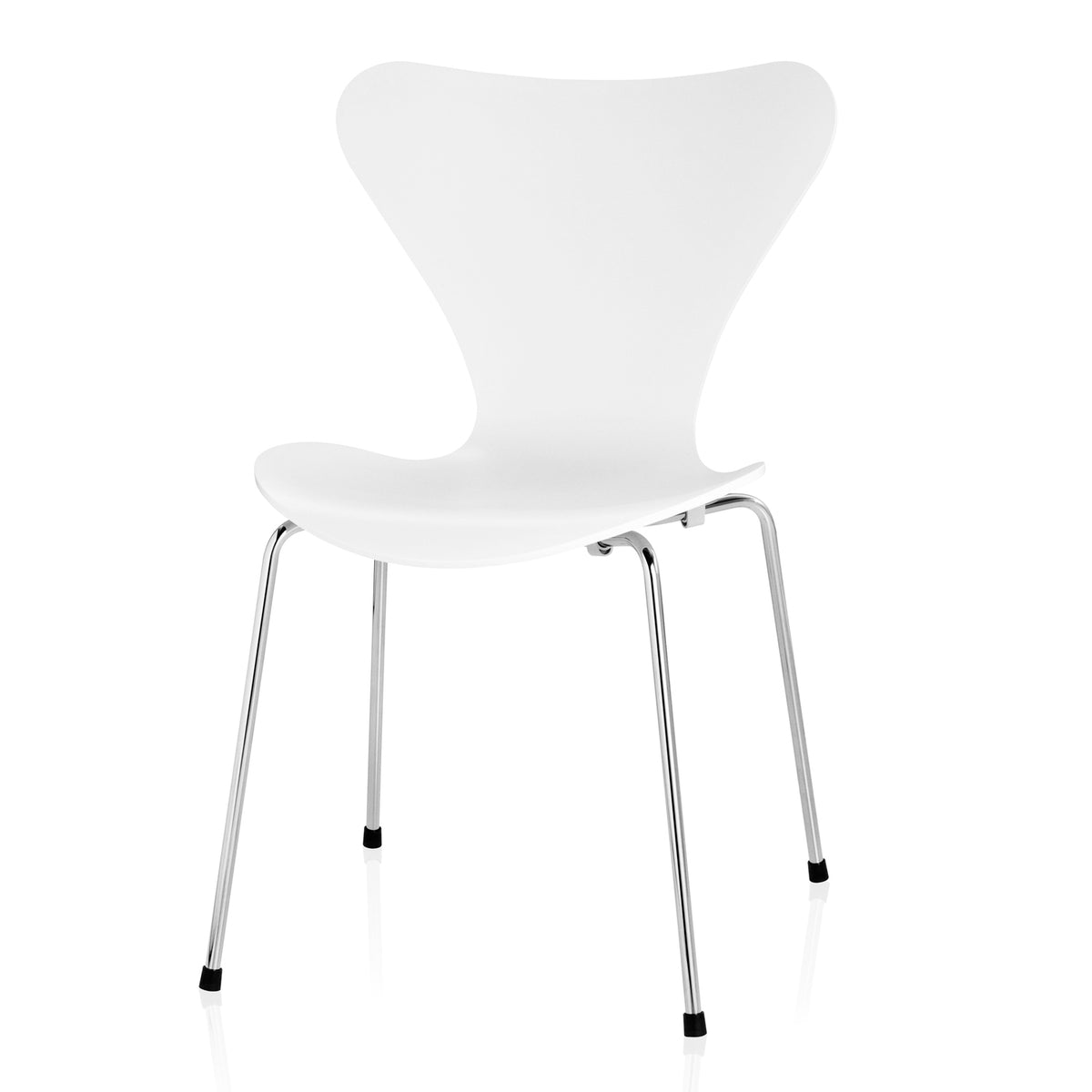 Fritz Hansen - Serie 7 Stuhl Chrom | Esche weiß gefärbt / Chrom, Esche weiß lackiert / Chrom