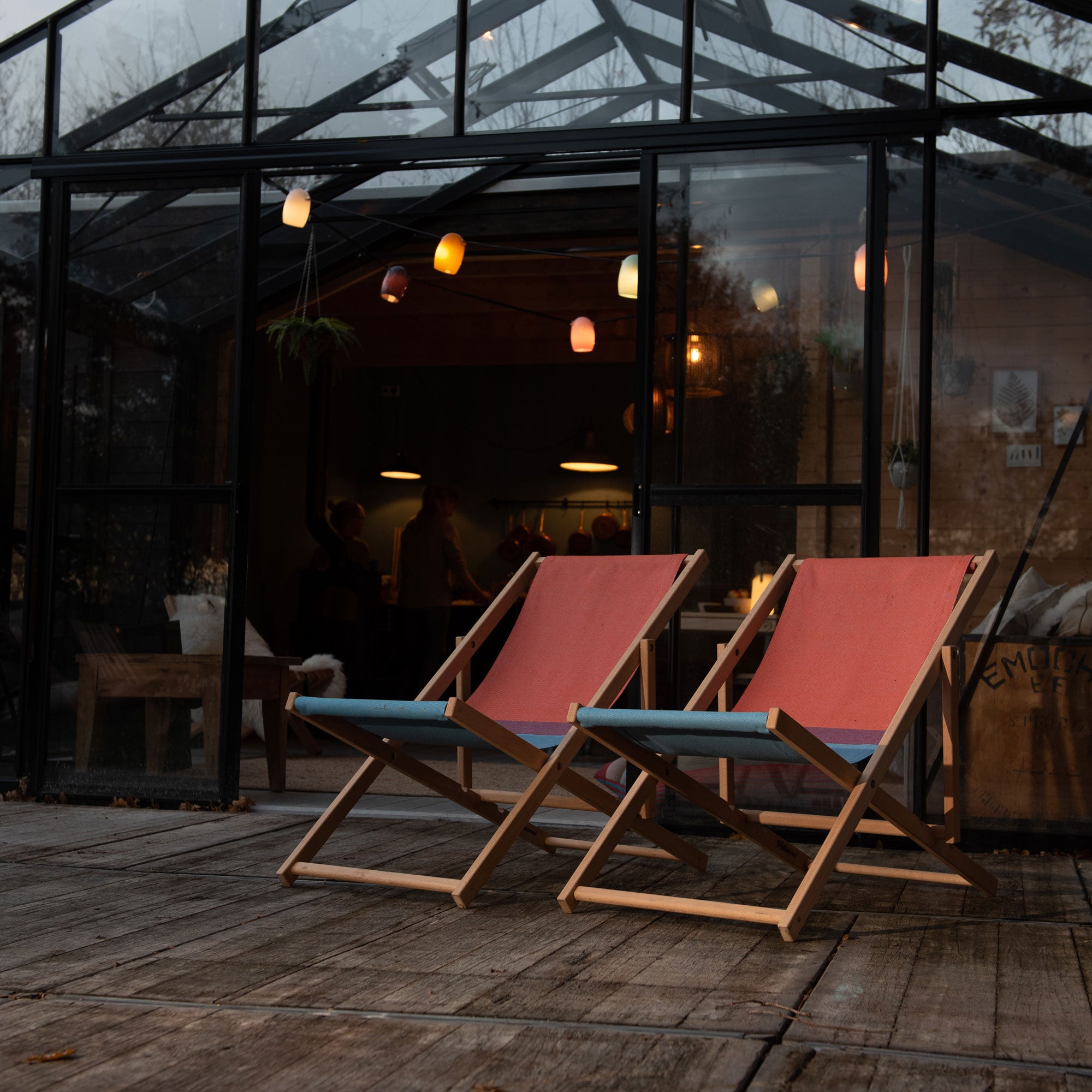 Weltevree - Beach Chair | rot/blau