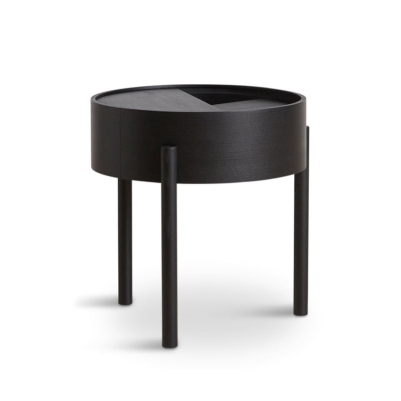 Woud - Arc Tisch | Ø 42 cm / Esche schwarz