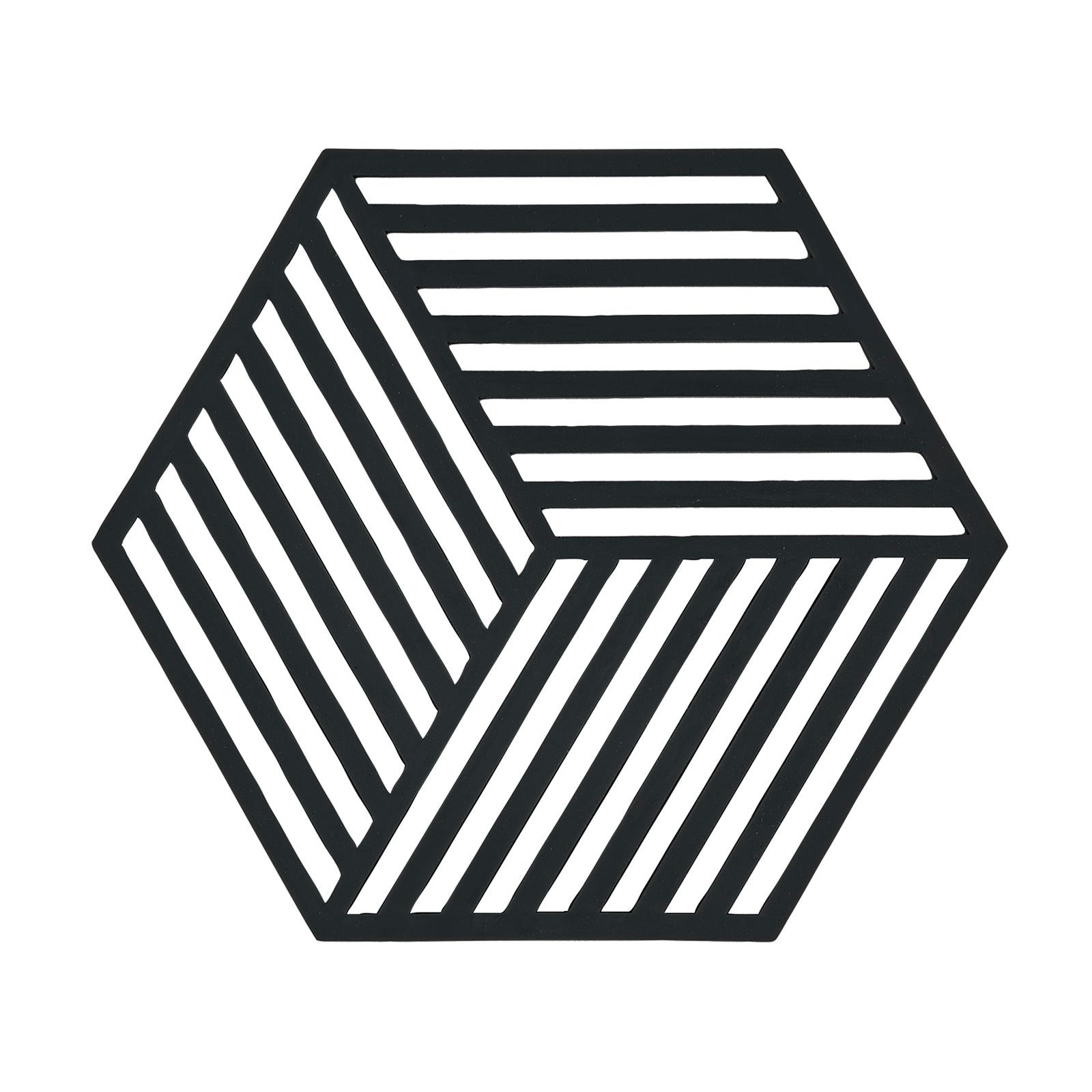 Zone Denmark - Hexagon Untersetzer | normal / schwarz