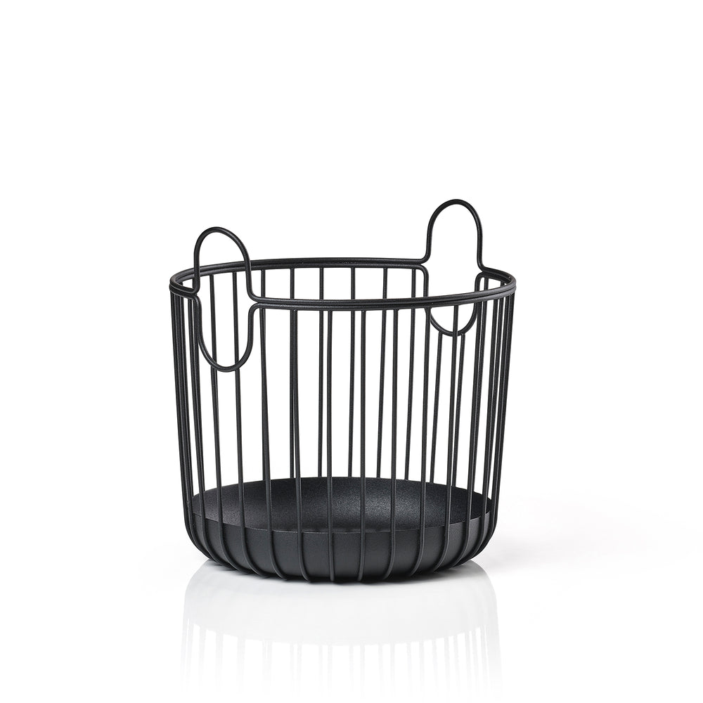 Zone Denmark - Inu Aufbewahrungskorb | Ø 20 x H 20 cm / schwarz