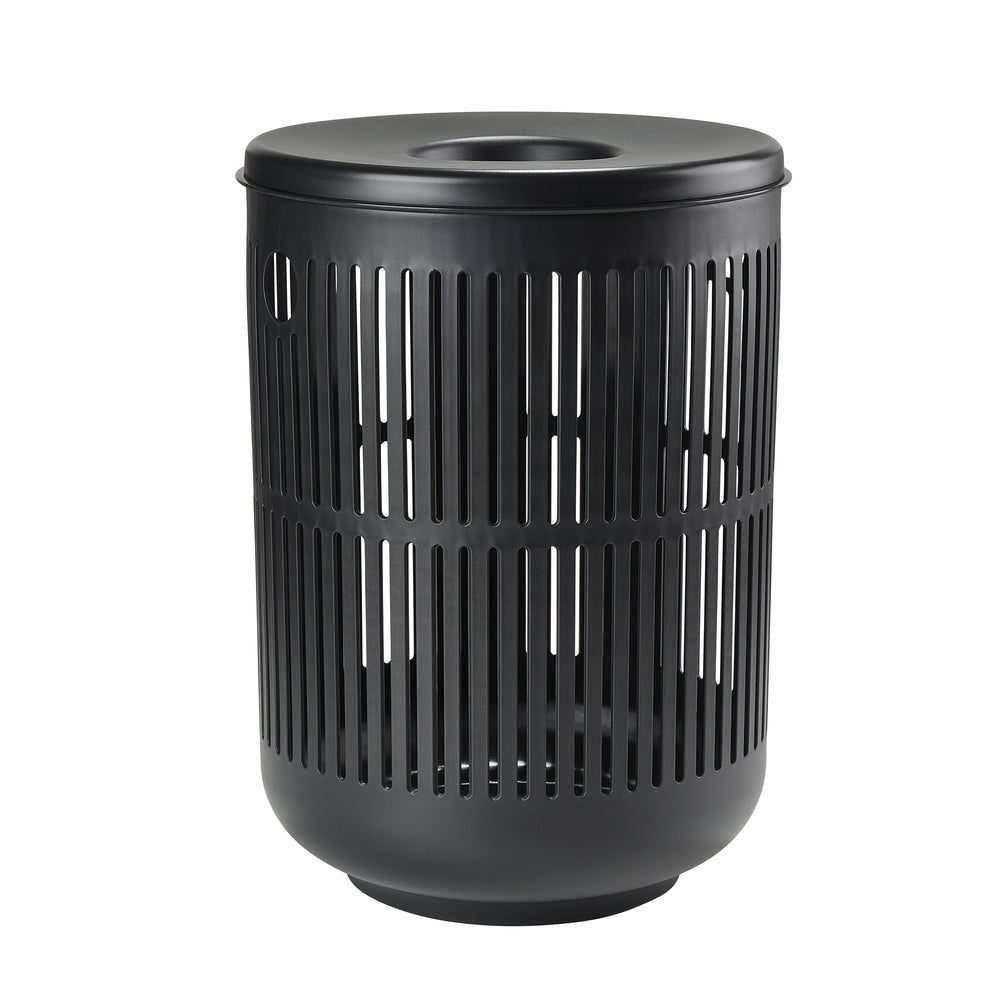 Zone Denmark - Ume Wäschekorb | inkl. Deckel / H 54 cm / black