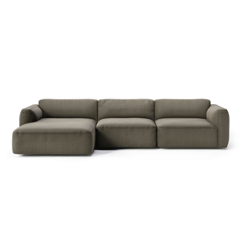 &amp;Tradition - Develius Mellow Sofa | Barnum 08 / Konfiguration E / Graugrün