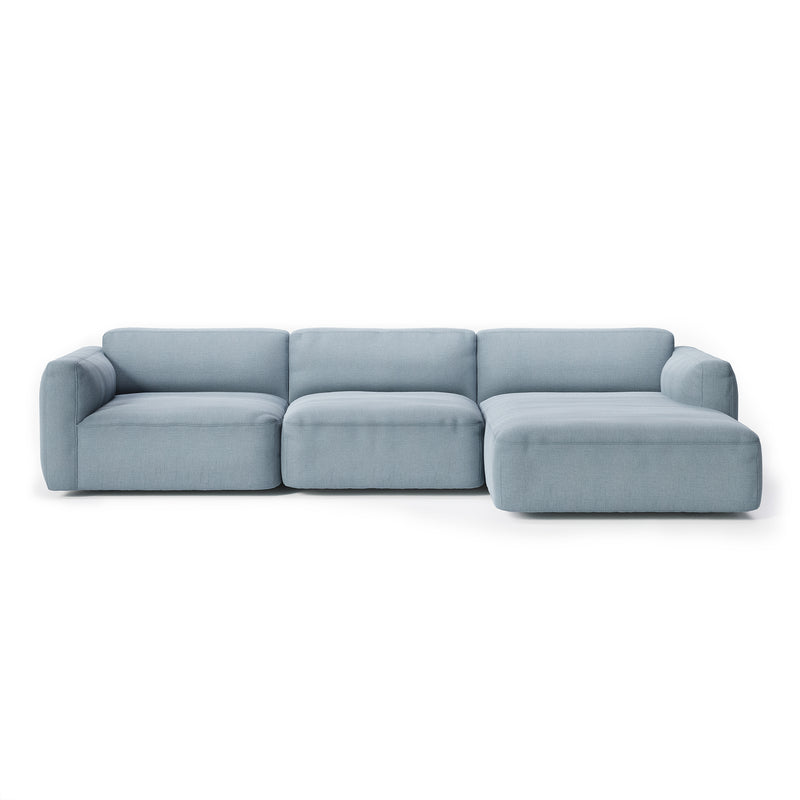 &amp;Tradition - Develius Mellow Sofa | Cifrado 0741 / Konfiguration E / Blau, Cifrado 0741 / Konfiguration F / Blau