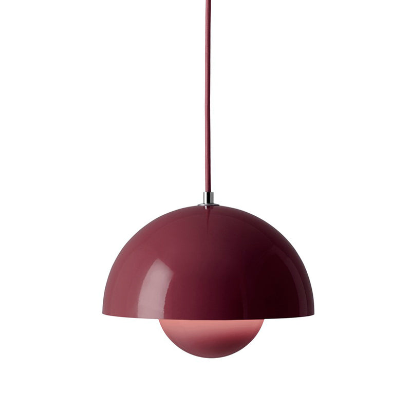 &amp;Tradition - FlowerPot Pendelleuchte VP1 (farbig) | dunkle pflaume