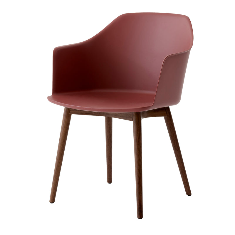 &amp;Tradition - Rely Armchair HW76 | rotbraun / Walnuss