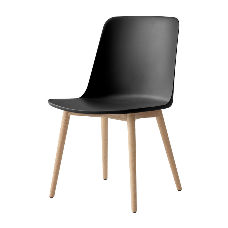 &amp;Tradition - Rely Side Chair HW71 | schwarz / Eiche