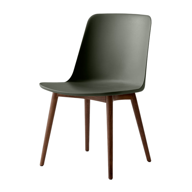 &amp;Tradition - Rely Side Chair HW71 | bronze grün / Walnuss