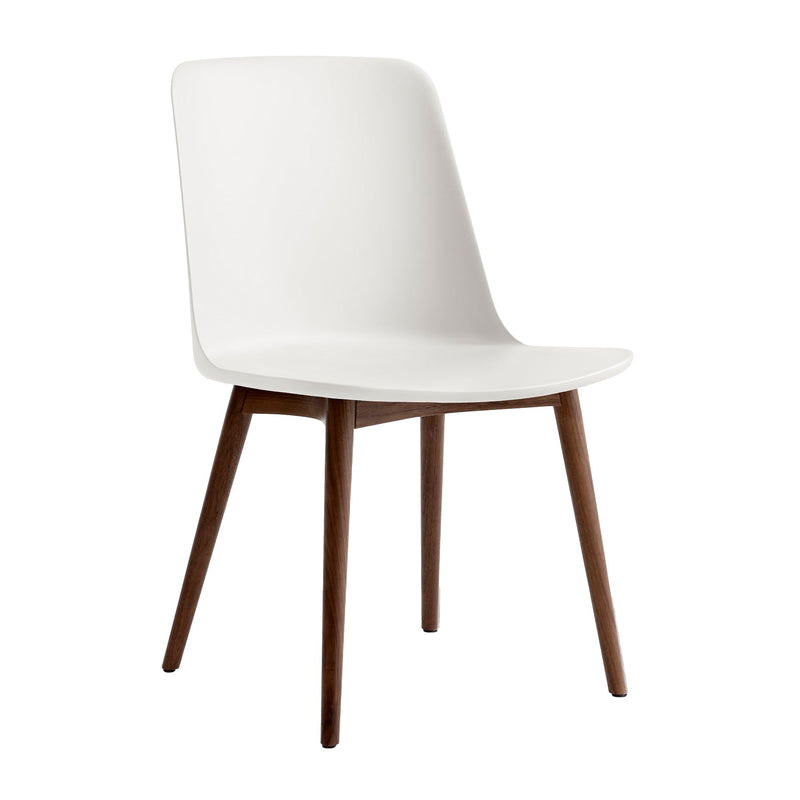 &amp;Tradition - Rely Side Chair HW71 | weiß / Walnuss