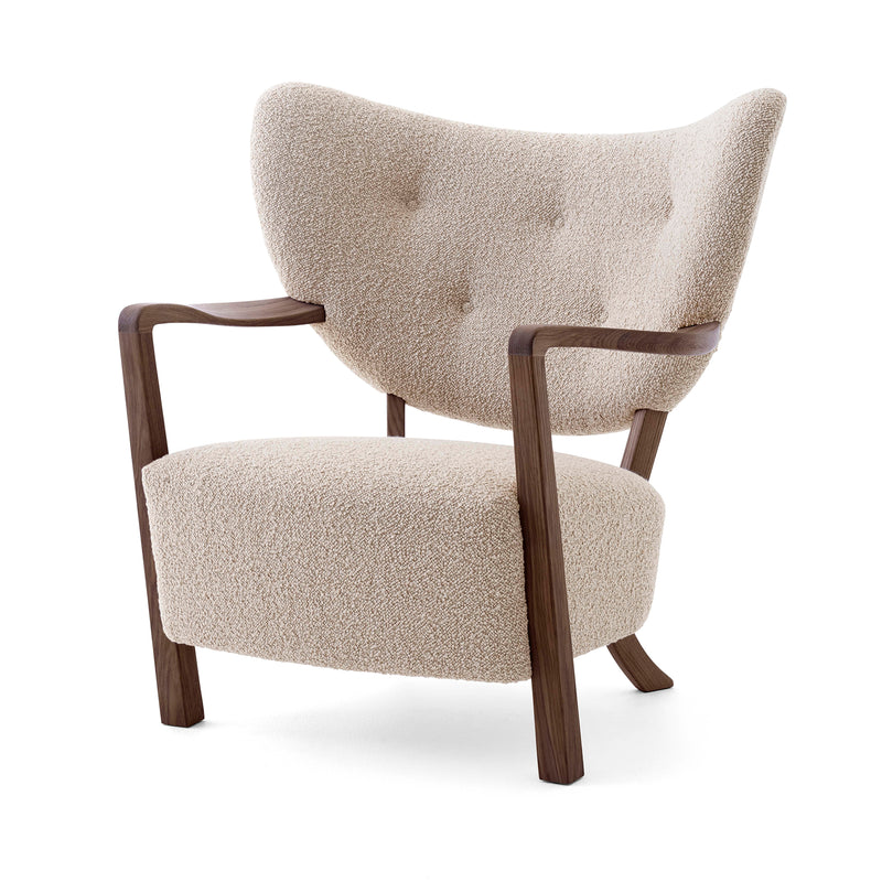 &amp;Tradition - Wulff ATD2 Lounge Chair | karakorum 003 / Walnuss geölt