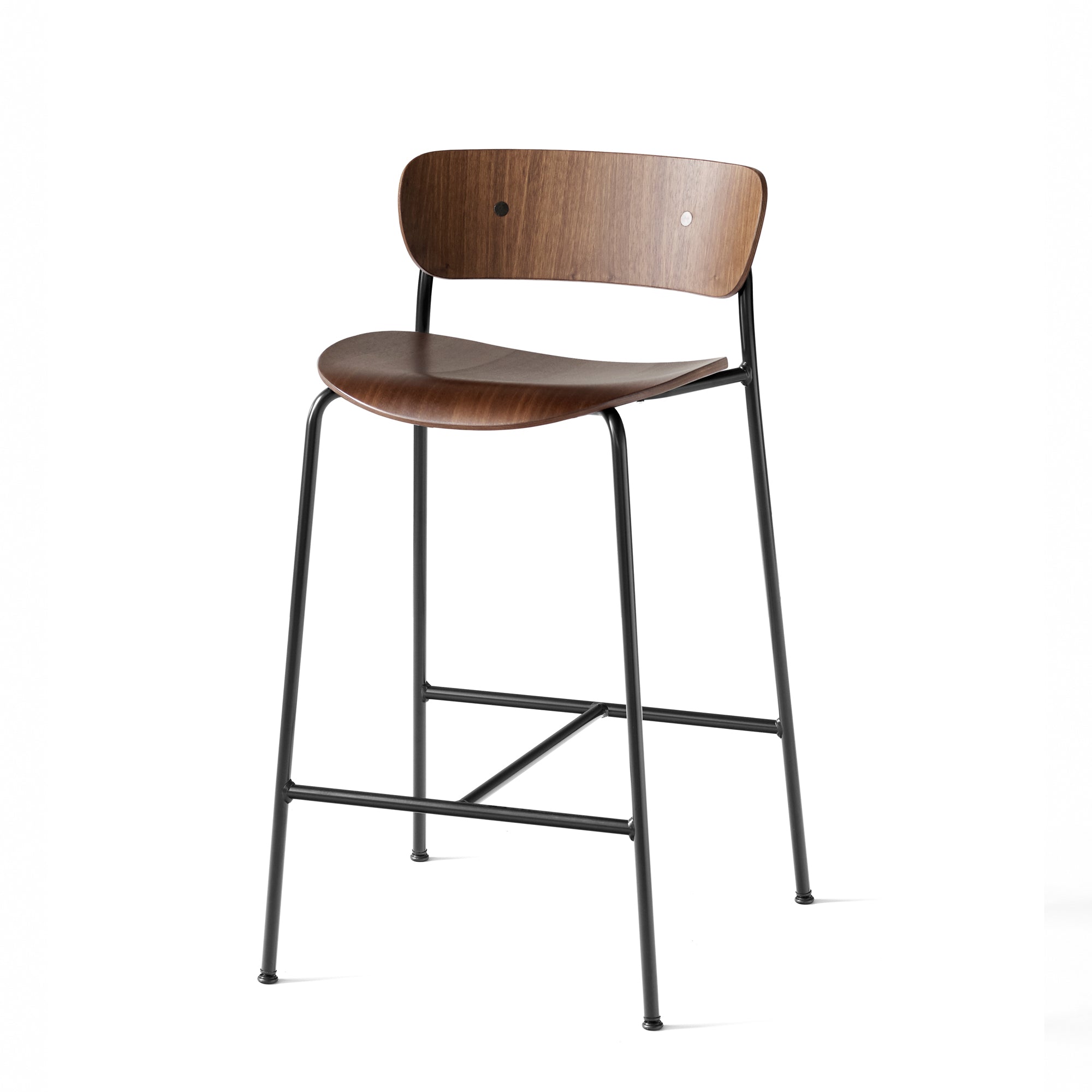 &amp;Tradition - Pavilion Barhocker | Walnuss Natur / H 85 cm