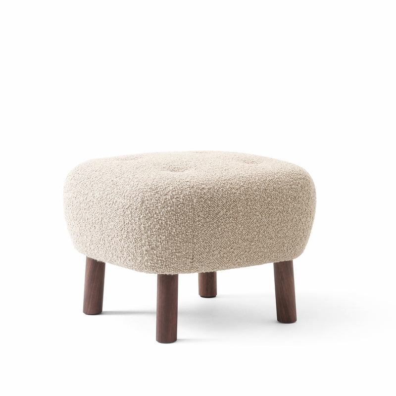 &amp;Tradition - Pouf ATD1 für Little Petra Sessel | Karakorum 003 / Walnuss geölt