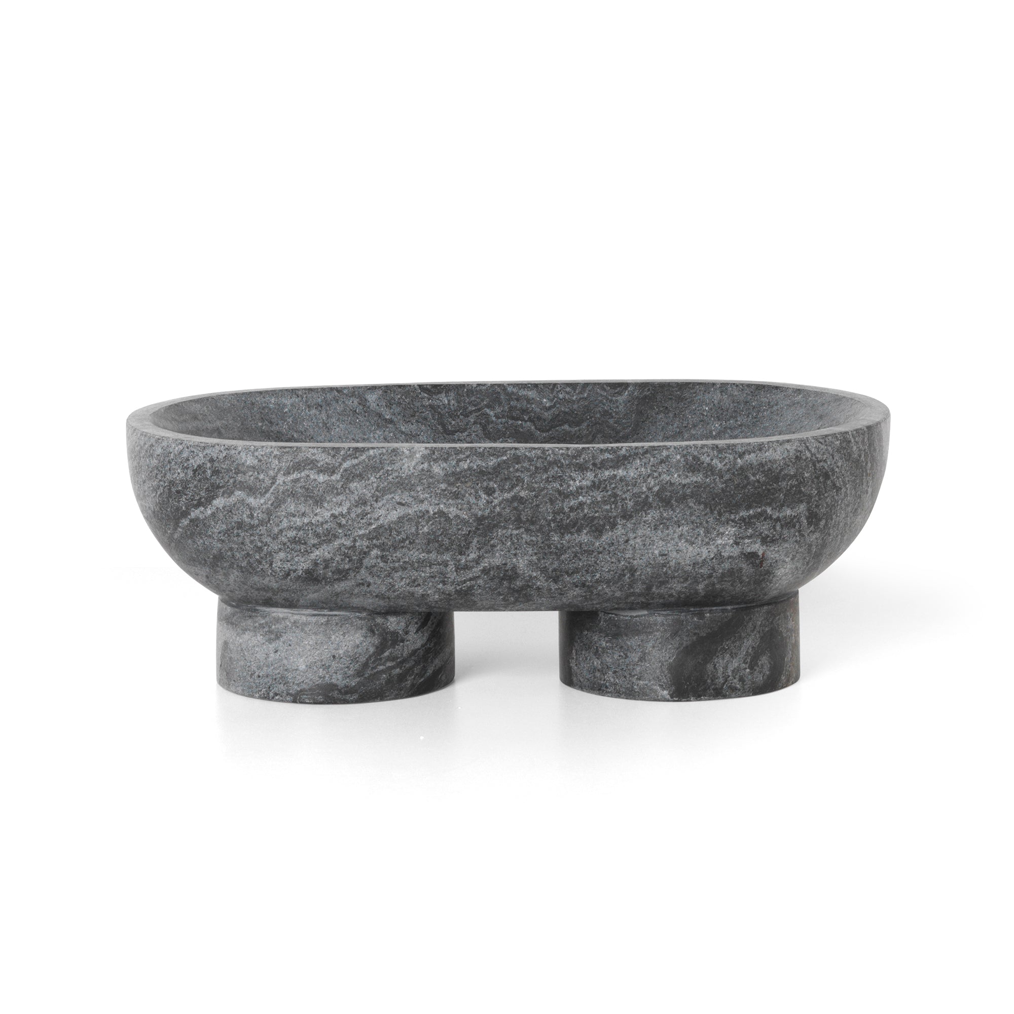 Ferm Living - Alza Schale | Marmor schwarz