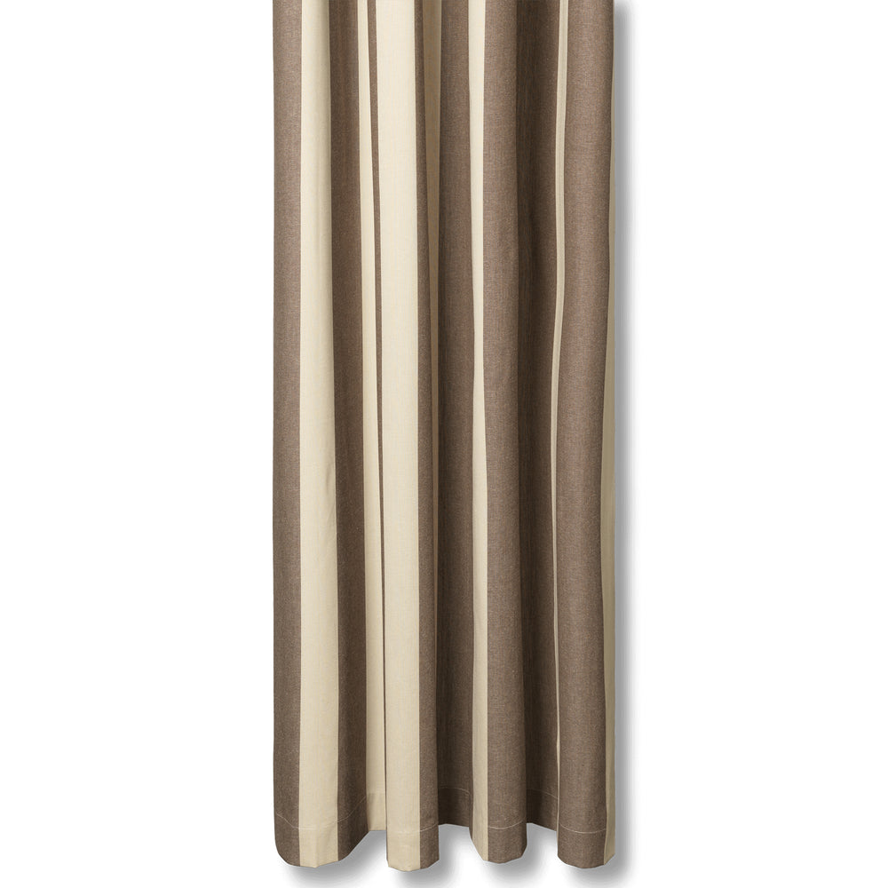 Ferm Living - Chambray Duschvorhang | carob brown/parchment