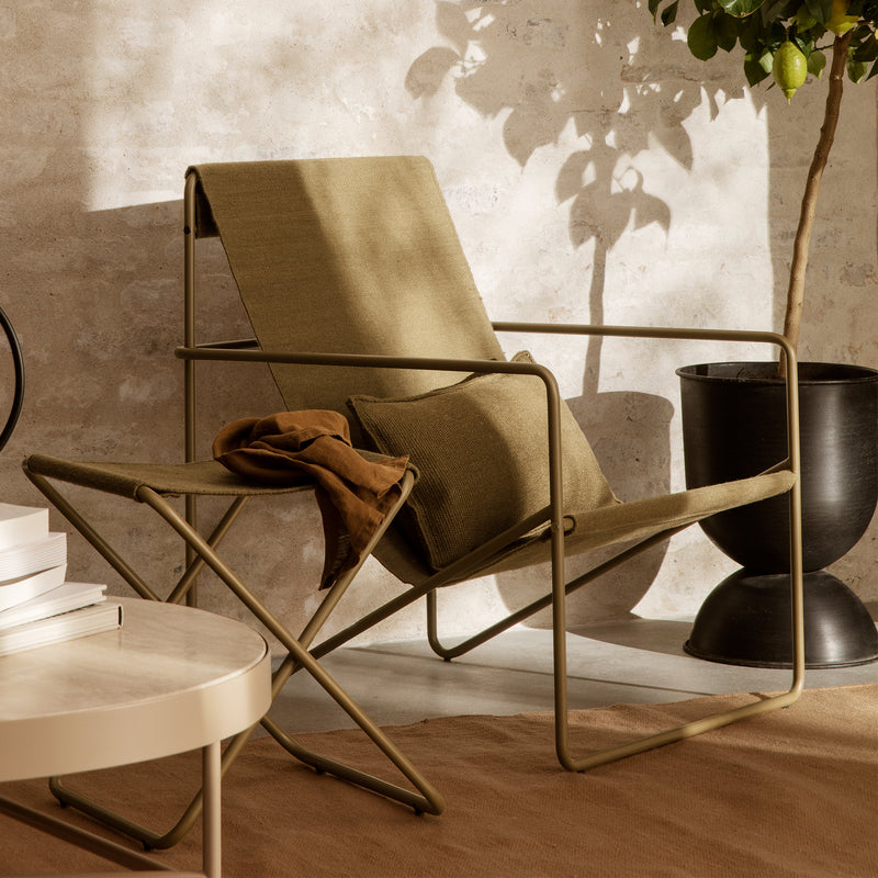 Ferm Living - Desert Lounge Chair | olive/olive