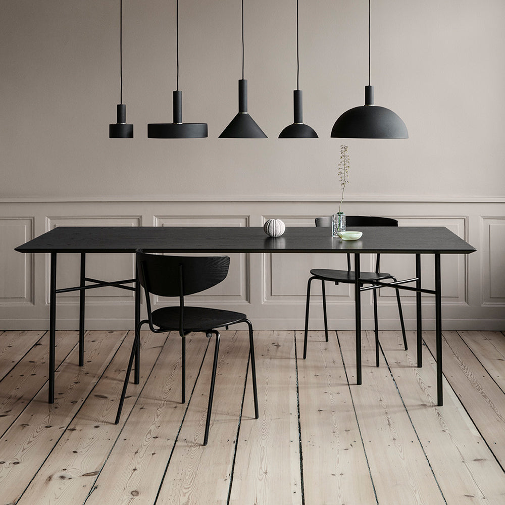 Ferm Living - Herman Stuhl | Esche schwarz/schwarz