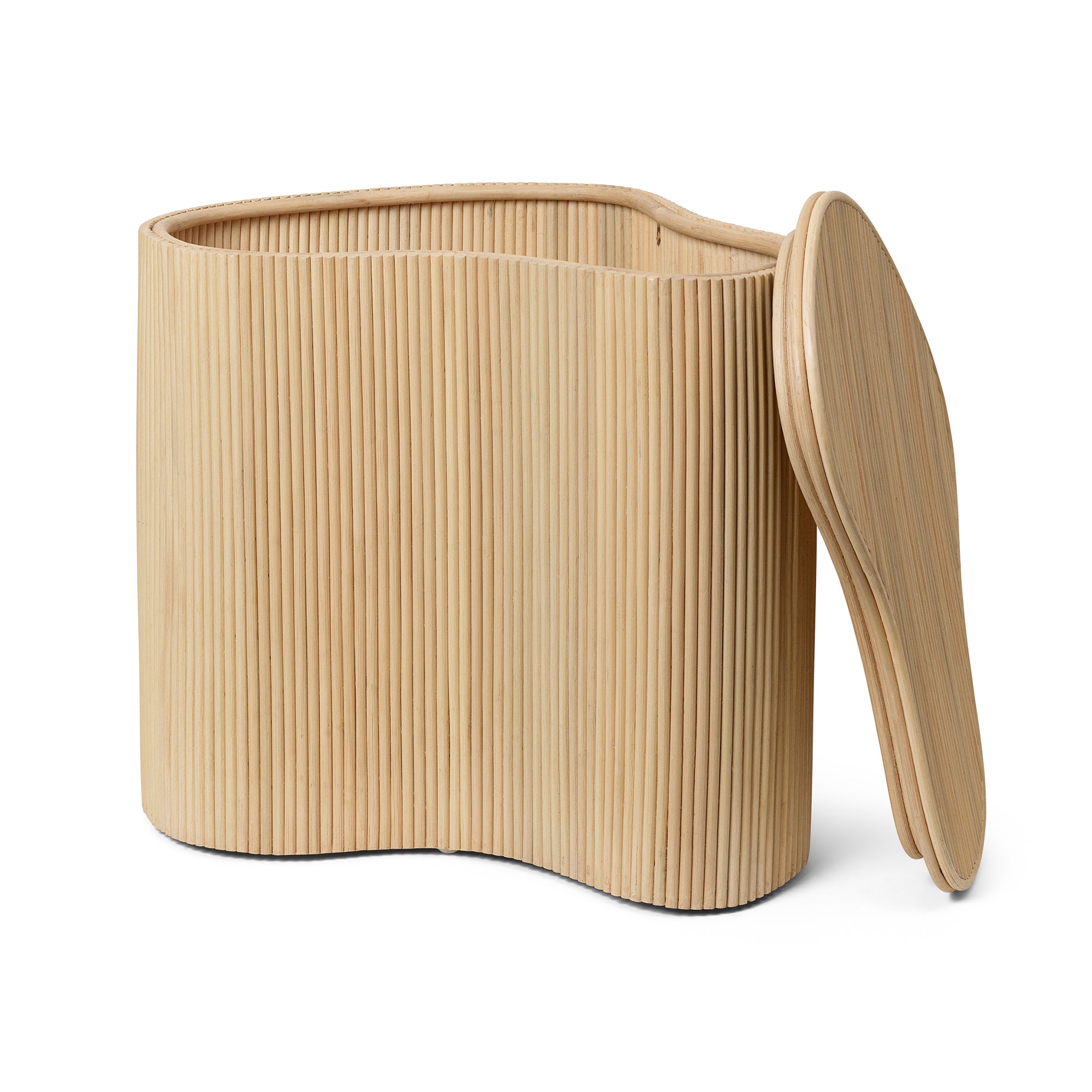 Ferm Living - Isola Rattan Aufbewahrungstisch