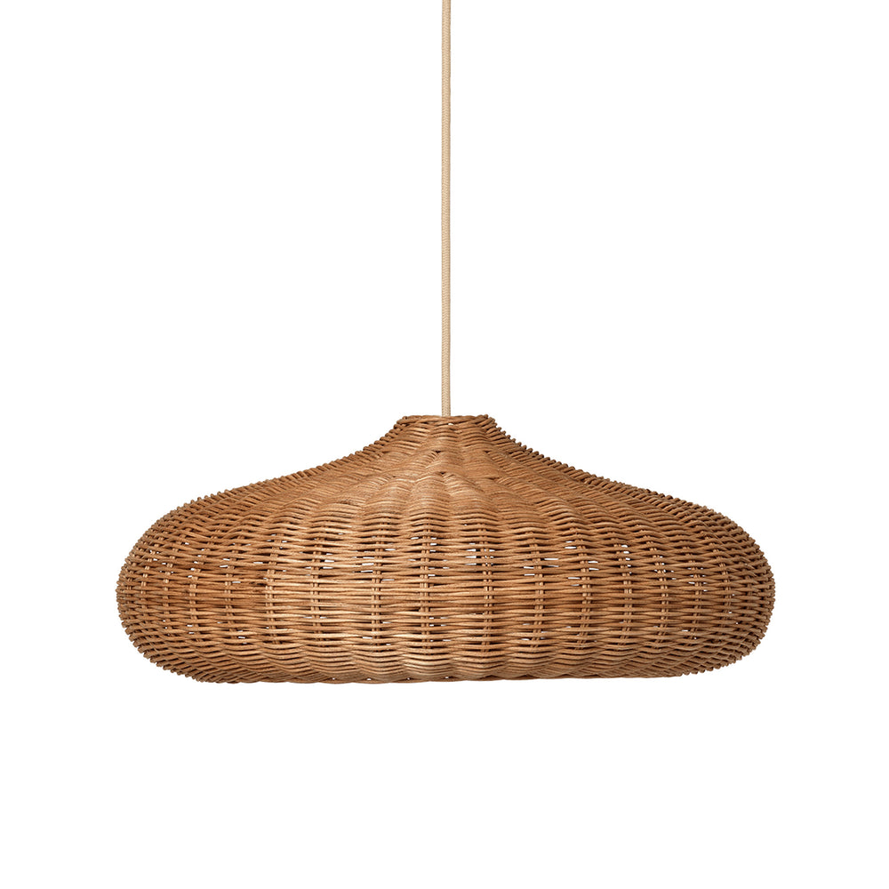 Ferm Living - Rattan Leuchtenschirm | Disk