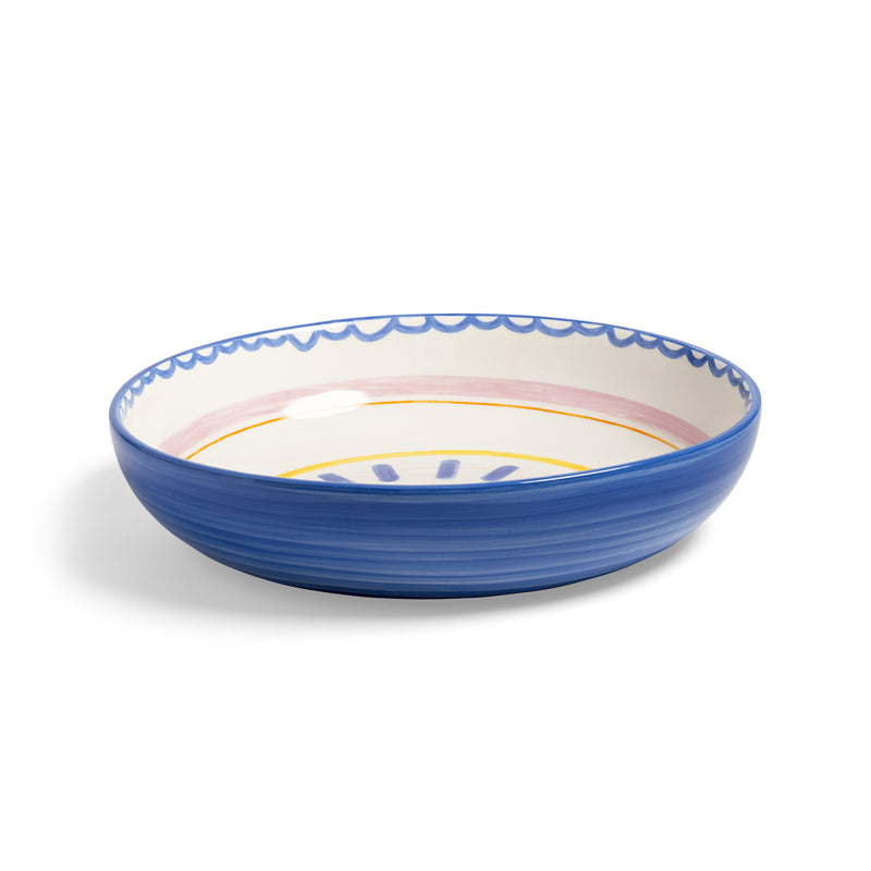 &amp;klevering - Boavista Salatschale | blau