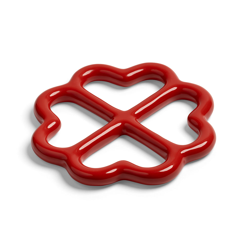 &amp;klevering - Clover Topfuntersetzer | rot