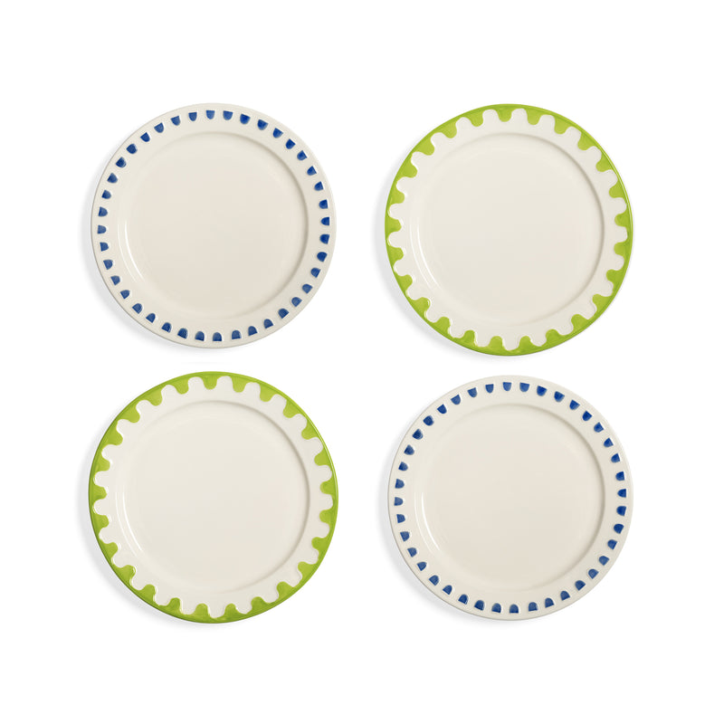 &amp;klevering - Folk Teller (4er-set) | Ø 22,5 cm