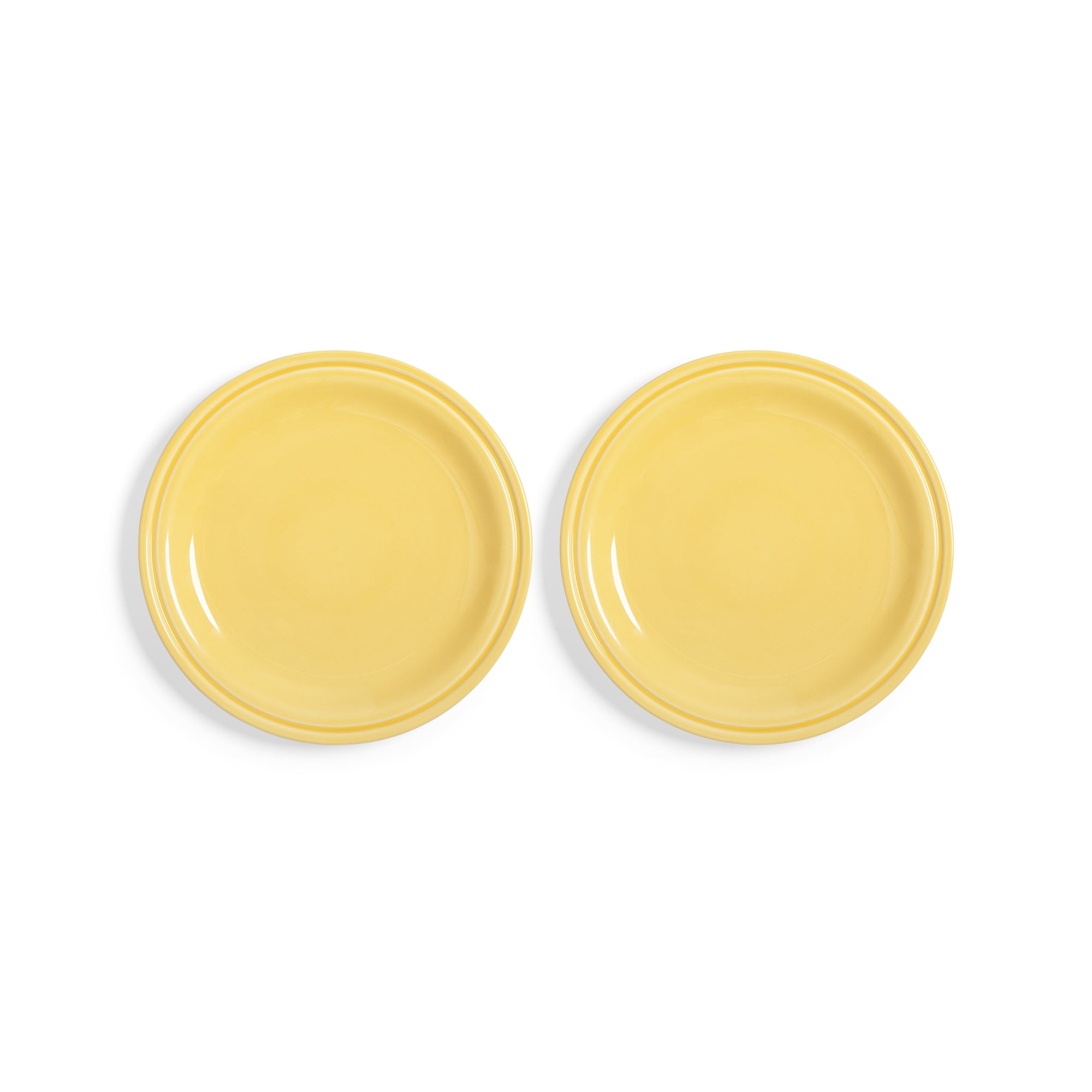 &amp;klevering - Mochi Teller | Ø 22 cm / gelb