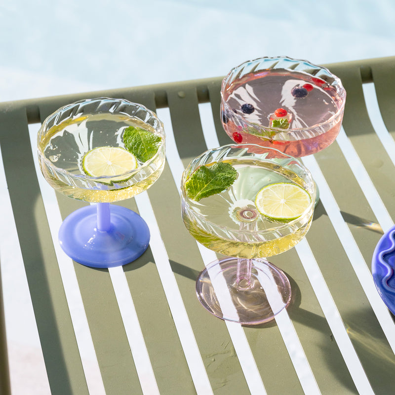 &amp;klevering - Coupe Twirl Champagnerglas
