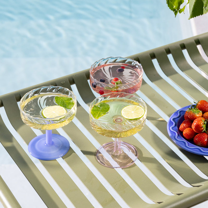 &amp;klevering - Coupe Twirl Champagnerglas