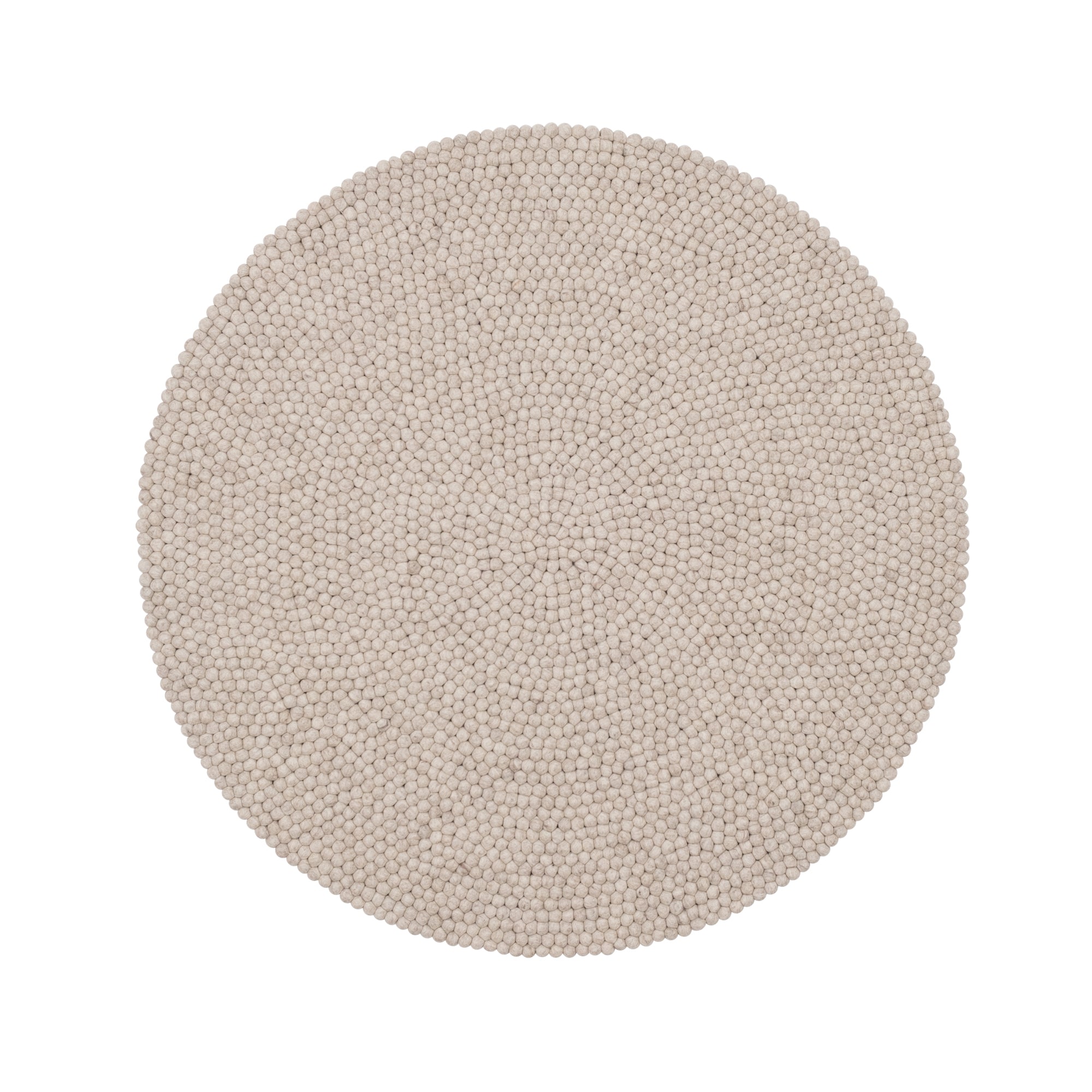 myfelt - Béla Filzkugelteppich rund | Ø 140 cm