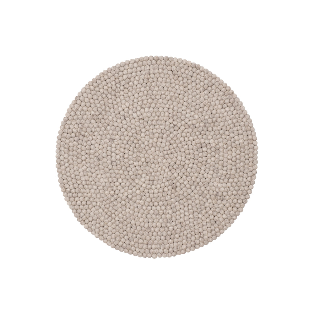 myfelt - Béla Filzkugelteppich rund | Ø 90 cm