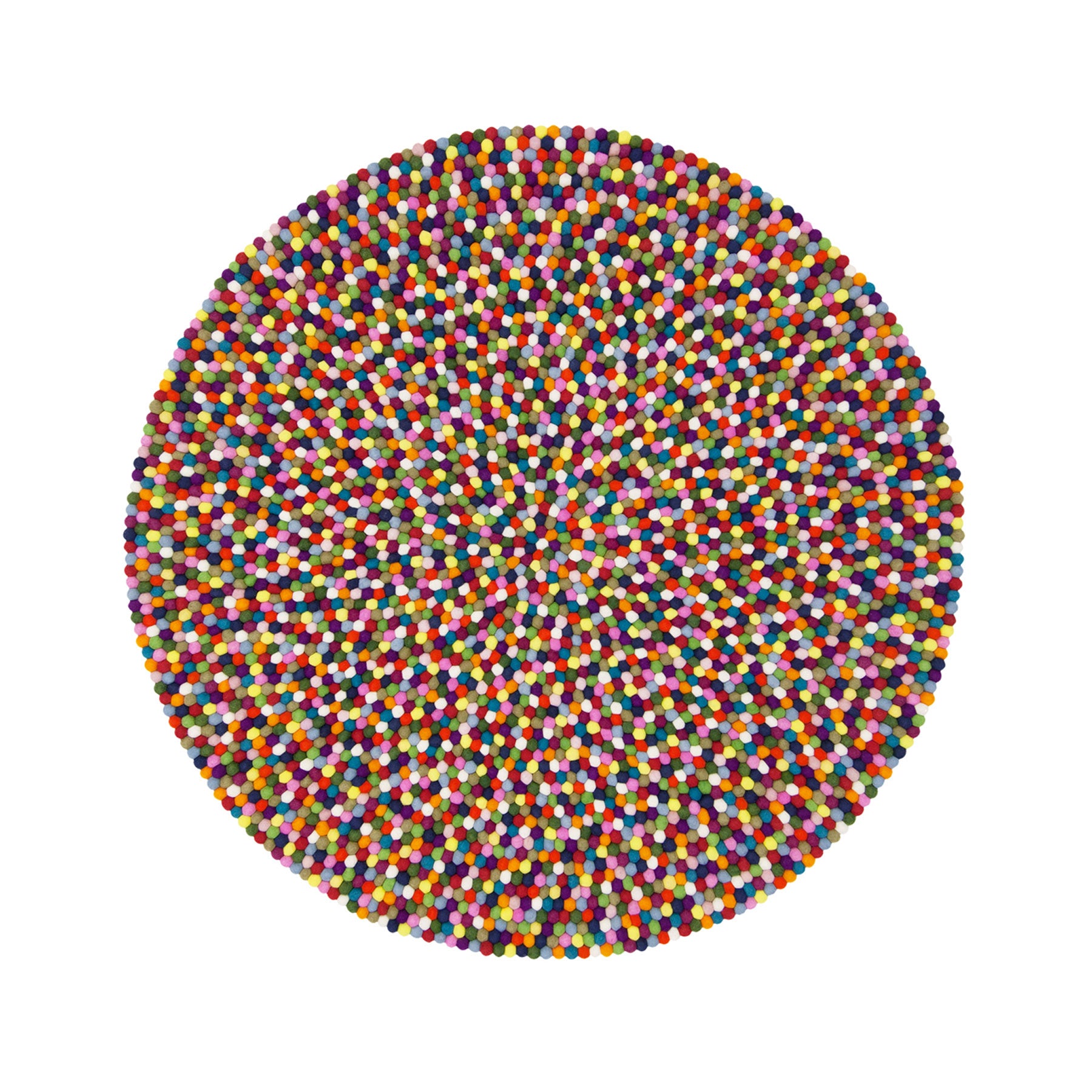 myfelt - Lotte Filzkugelteppich rund | Ø 140 cm