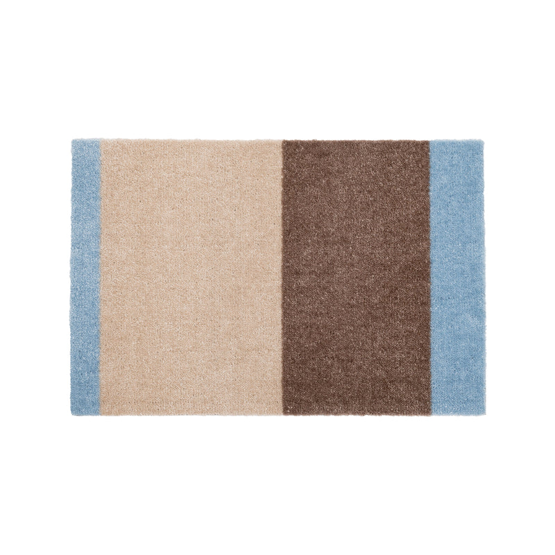 tica copenhagen - Stripes Horizontal Läufer | 40 x 60 cm / Ivory/sand/blue